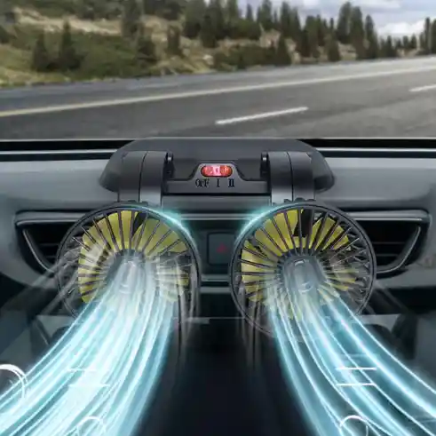 Ventilador Duo Para Carro