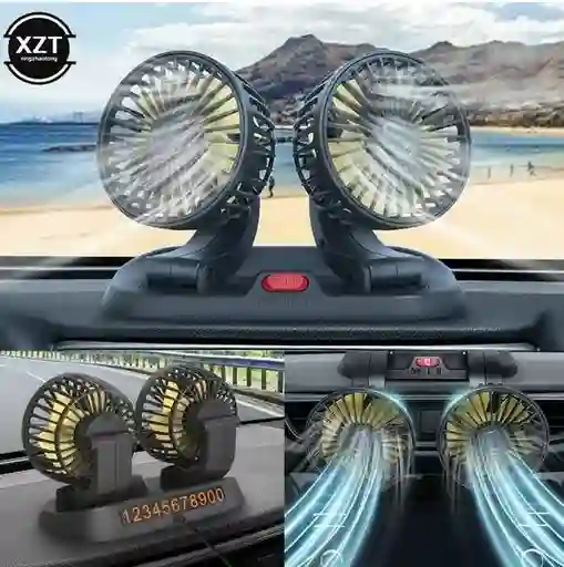 Ventilador Duo Para Carro