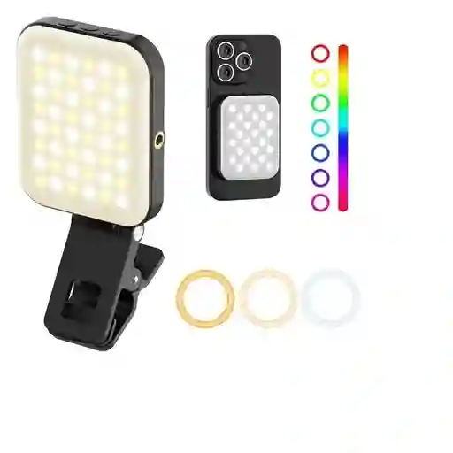 Luz Portatil W80 Multicolor Para Celular + Iman