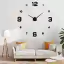 Reloj De Pared 1 Metro Color Plateado, Dorado, Negro