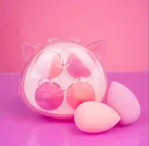 Set Beauty Blender *4 Gatito Bloomshell