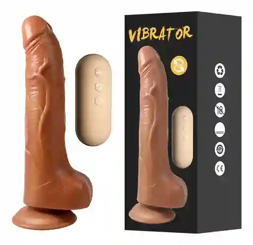 Dildo Vibrador Control Rotador Inalambrico
