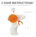 Automóvil Deportivo Armable Bloques A Control Remoto 408 Pcs Color Naranja