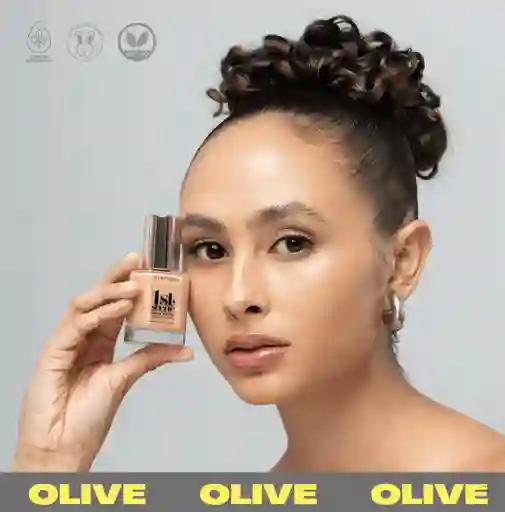 Base Atenea Serum Tinted Tono Cream Olive