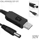 Cable De Poder Adaptador De Voltaje Usb 12v