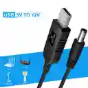 Cable De Poder Adaptador De Voltaje Usb 12v