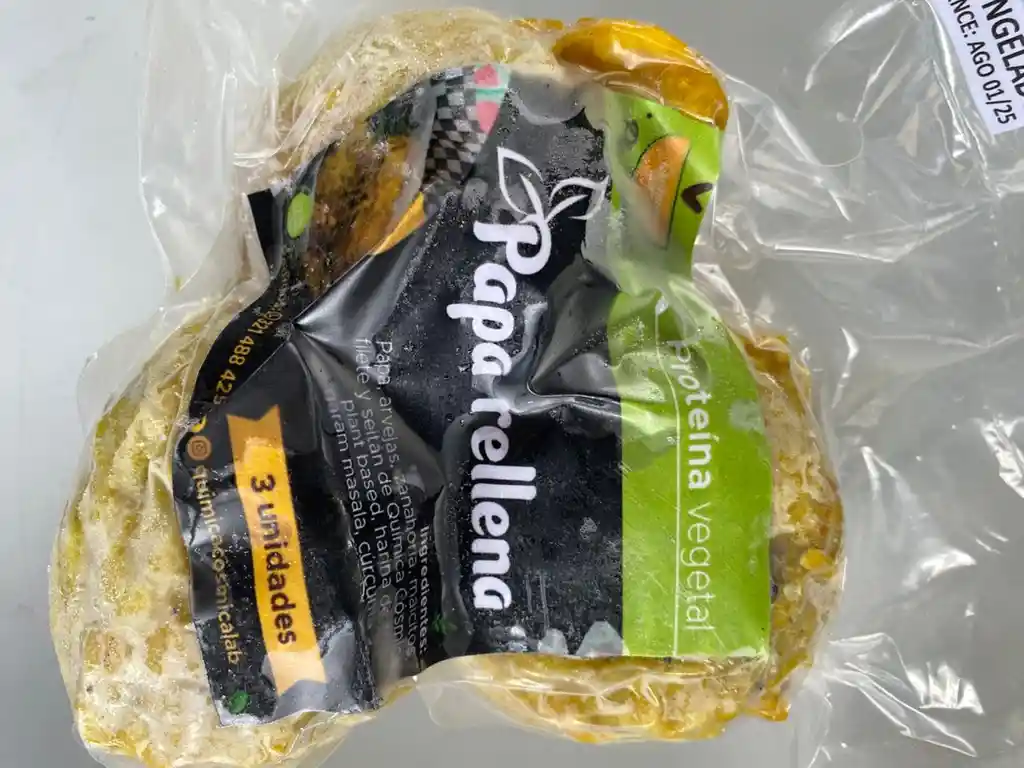 Papa Rellena Vegana Química Cósmica