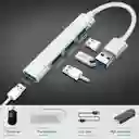 Hub Usb Tipo C 4 Puertos Adaptador Usb 3.0