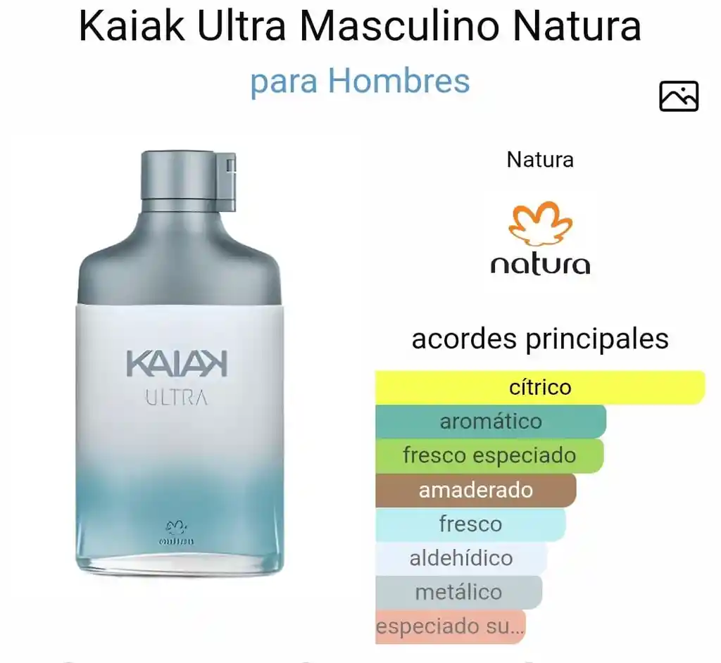Kaiak Ultra Masculino Natura Para Hombres