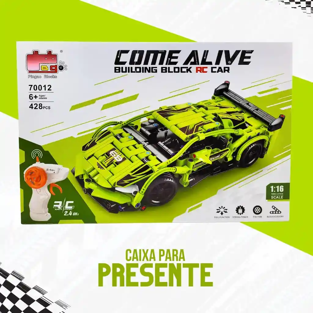 Bloques De Construcción Lego Coche Control Remoto - Lamborghini 428 Piezas