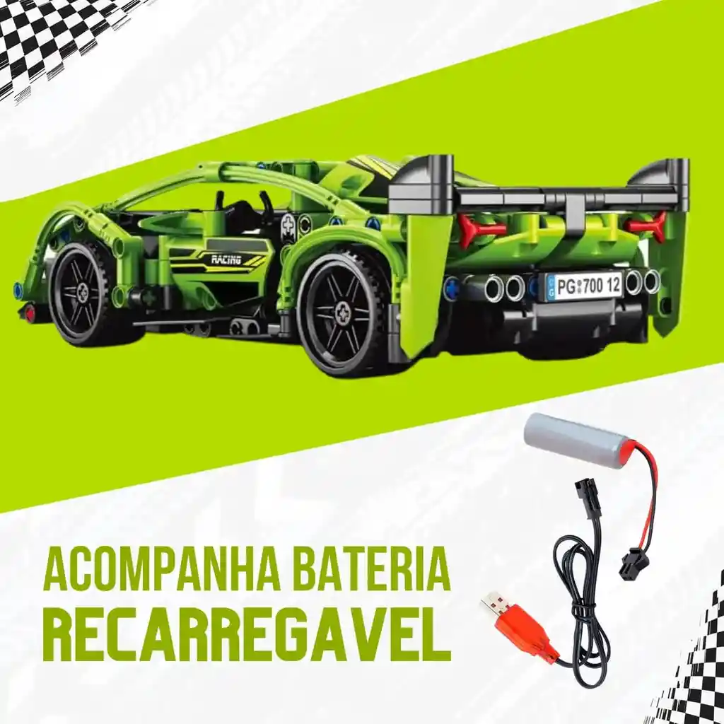 Bloques De Construcción Lego Coche Control Remoto - Lamborghini 428 Piezas