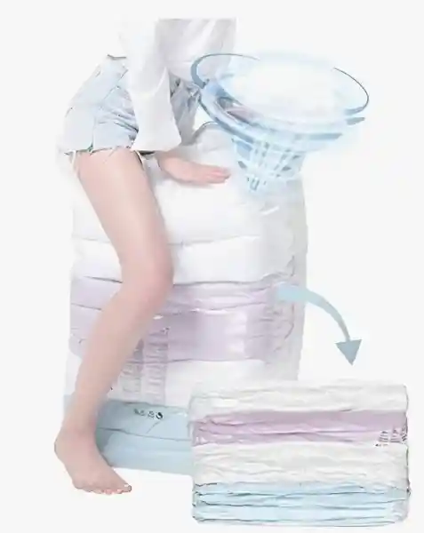 6 Bolsas Ahorradoras De Espacio De 40x50cm