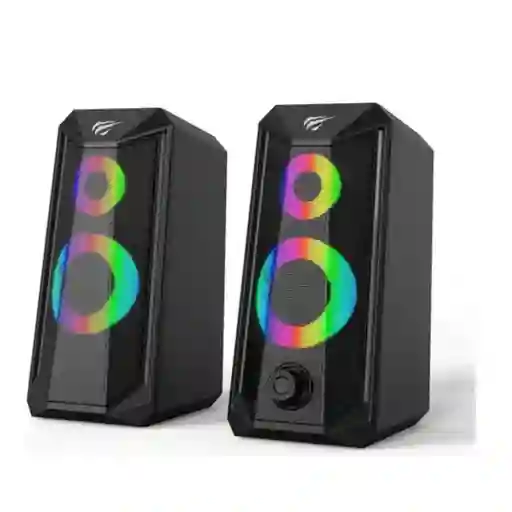 Parlantes Altavoces 2.0 Para Pc / Portatil Rgb Havit Sk-202