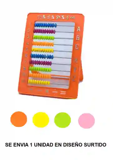 Abaco Pequeño 100 Fichas Colores Surtidos