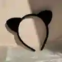 Diadema De Felpa Orejas Gato Negro, Balaca Orejas Gatito Cosplay Halloween