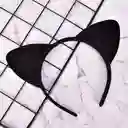 Diadema De Felpa Orejas Gato Negro, Balaca Orejas Gatito Cosplay Halloween