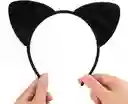 Diadema De Felpa Orejas Gato Negro, Balaca Orejas Gatito Cosplay Halloween