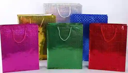 Bolsa Regalo Holografica 31x26