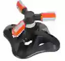 Aspersor Rociador De Riego 360 Rotacion Automatica De Jardin Gris Naranja