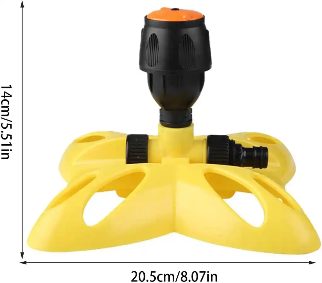 Aspersor Rociador De Riego 360 Rotacion Automatica De Jardin