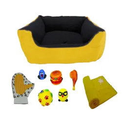Cama Grande Impermeable Mas Cobija Grande Mas Guante Mas Juguete Amarillo