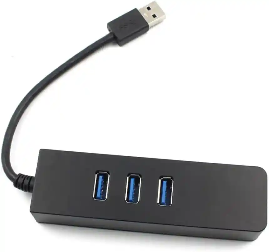 Hub Usb Tipo C » 3 Puertos Usb 3.0 + 1 Ethernet Rj45 Gigabit