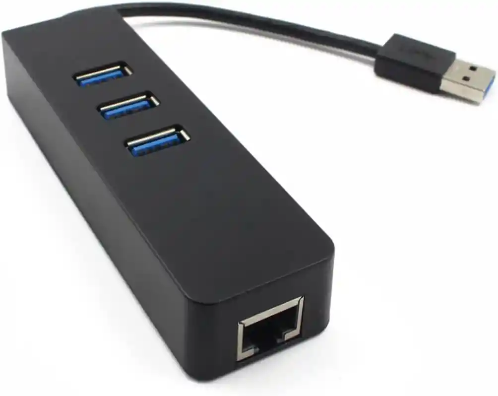Hub Usb Tipo C » 3 Puertos Usb 3.0 + 1 Ethernet Rj45 Gigabit
