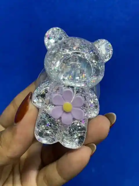 Soporte Pop Sockets Para Todo Tipo De Celular | Pegante | Trifuncional | Fashion Oso