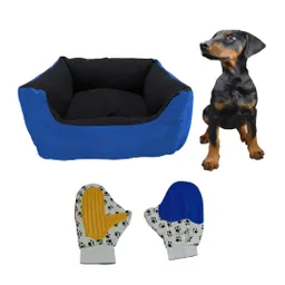 Cama Gigante Impermeable Mas Guante Azul Claro