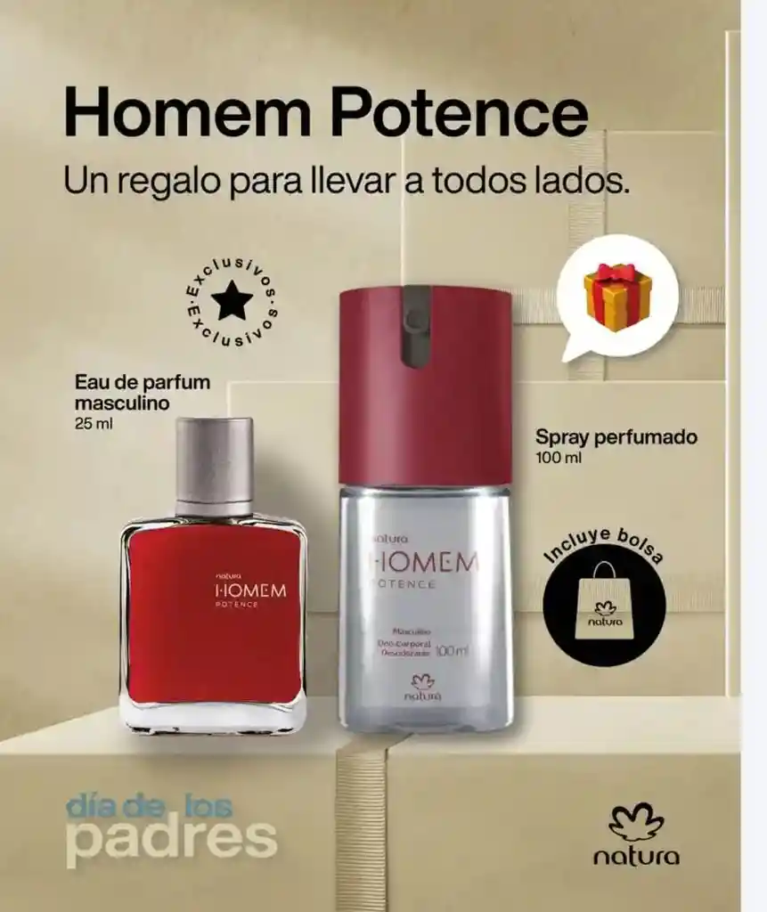 Perfume Mini Homem Potence Natura 25 Ml