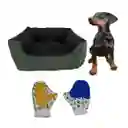 Cama Gigante Impermeable Mas Guante Verde
