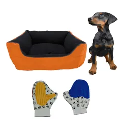 Cama Gigante Impermeable Mas Guante Naranja