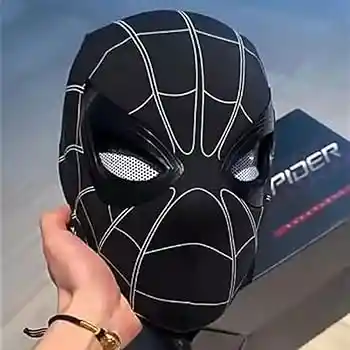 Mascara Led Spiderman Parpadea Hombre Araña