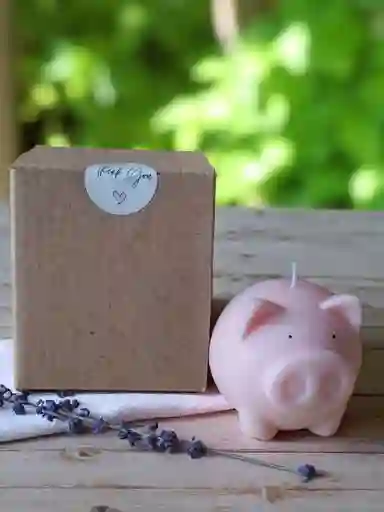 Vela Cerdito Con Aroma