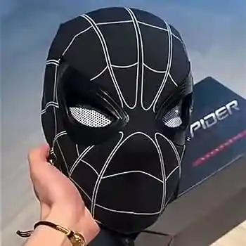 Mascara Led Spiderman Parpadea Hombre Araña