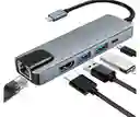 Adaptador Multipuerto Usb C 5 En 1 A Hdmi.
