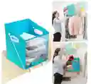 Organizador De Ropa Plegable Cesta Multifuncional Ajustable Almacenador