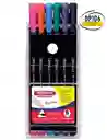 Micropunta / Microcuatro De Colores Offi-esco X 6 Und