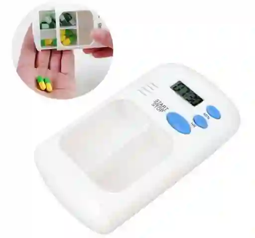 Pastillero Con Alarma Recordatorio