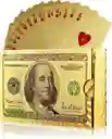 Cartas Poker Doradas Naipes Mazo Ultra Fino Impermeable