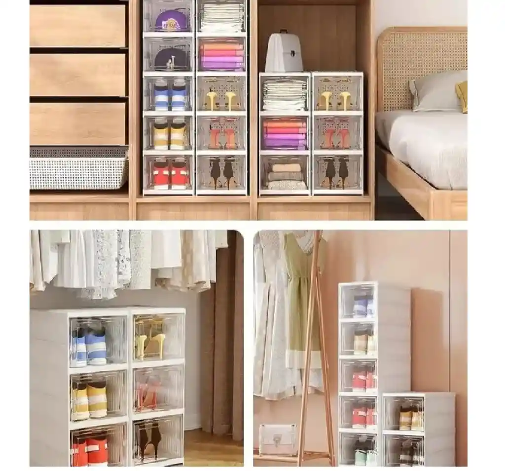 Zapatero Organizador Plegable Armario De 6 Niveles