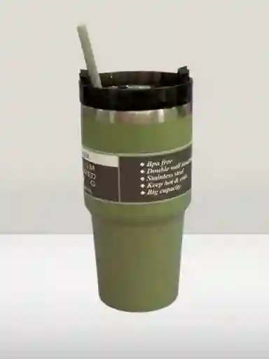 Termo Térmico Sin Agarre 600ml De Acero Inoxidable