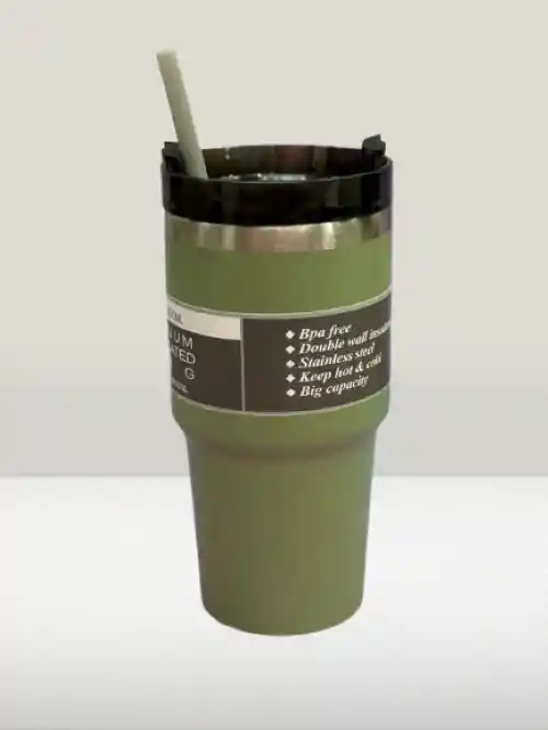 Termo Térmico Sin Agarre 600ml De Acero Inoxidable