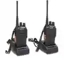 Radio Walkie Talkie Baofeng Bf-888s Uhf X2 Bateria 2800m Ah