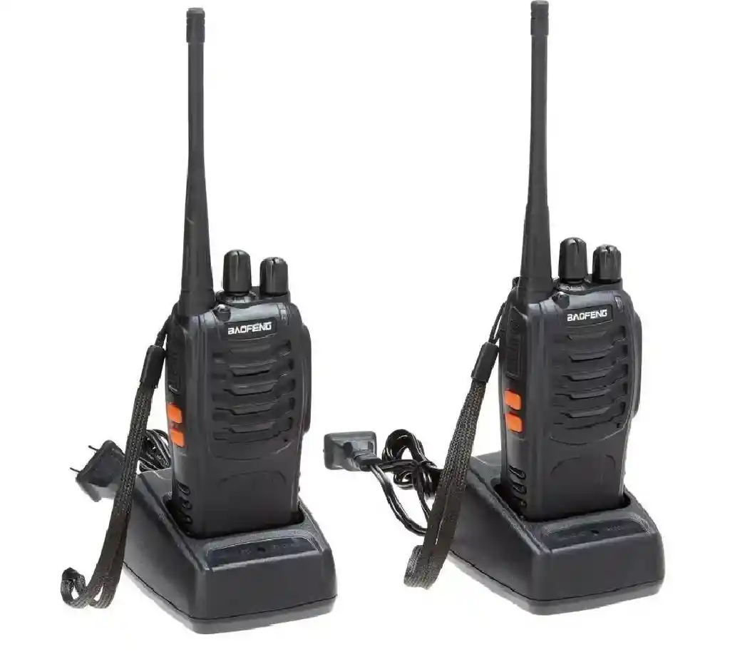 Radio Walkie Talkie Baofeng Bf-888s Uhf X2 Bateria 2800m Ah