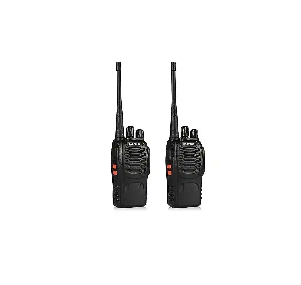 Radio Walkie Talkie Baofeng Bf-888s Uhf X2 Bateria 2800m Ah