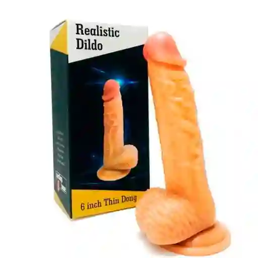 Dildo Realista Flexible Y Suave - 6 Inch