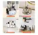 Organizador De Maquillaje Multifuncional Giratorio 360 De 1 Nivel