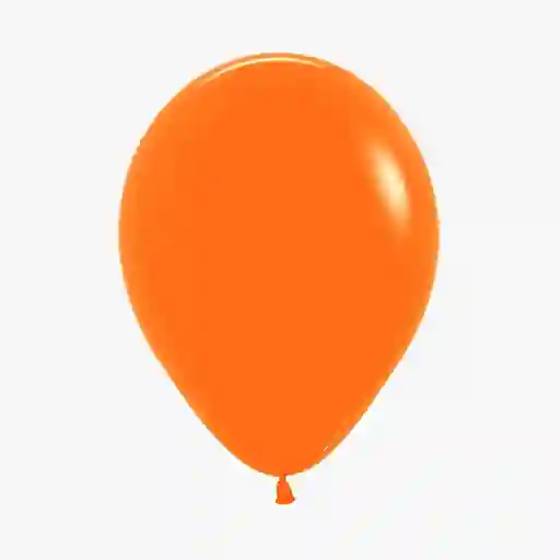 Globos Bombas Latex Redondo Fiesta R-12 X 12 Unidades Fashion Naranja Sempertex
