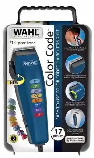 Cortadora De Cabello Wahl Color Code 17 Piezas Ajustable